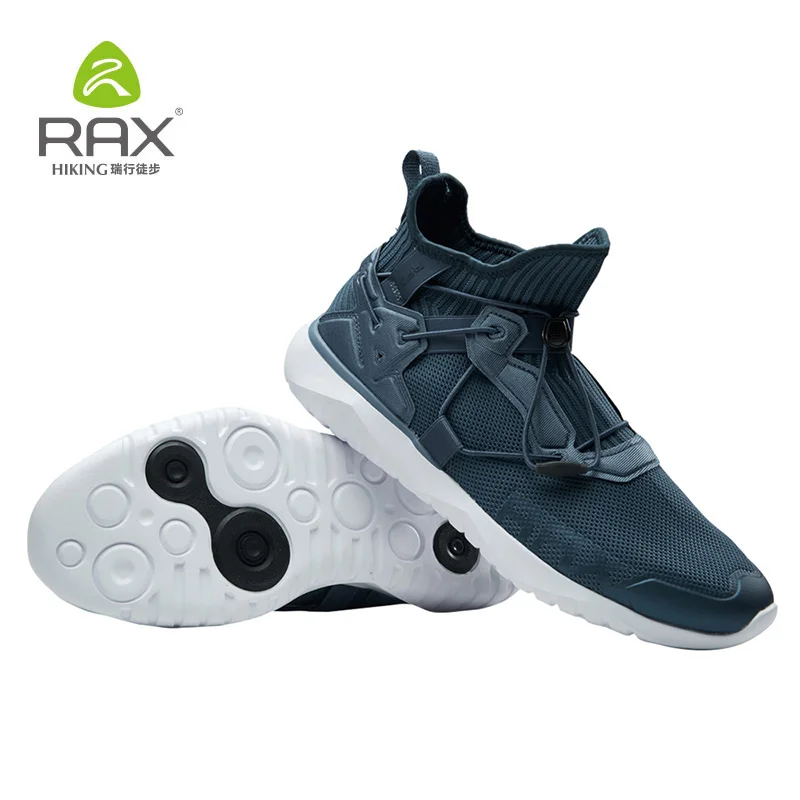 Rax 2018 Autumn Winter Sneakers Women Men Knit Upper Breathable Sport Shoes Chunky Shoes High Top Running Shoes For Men Women479