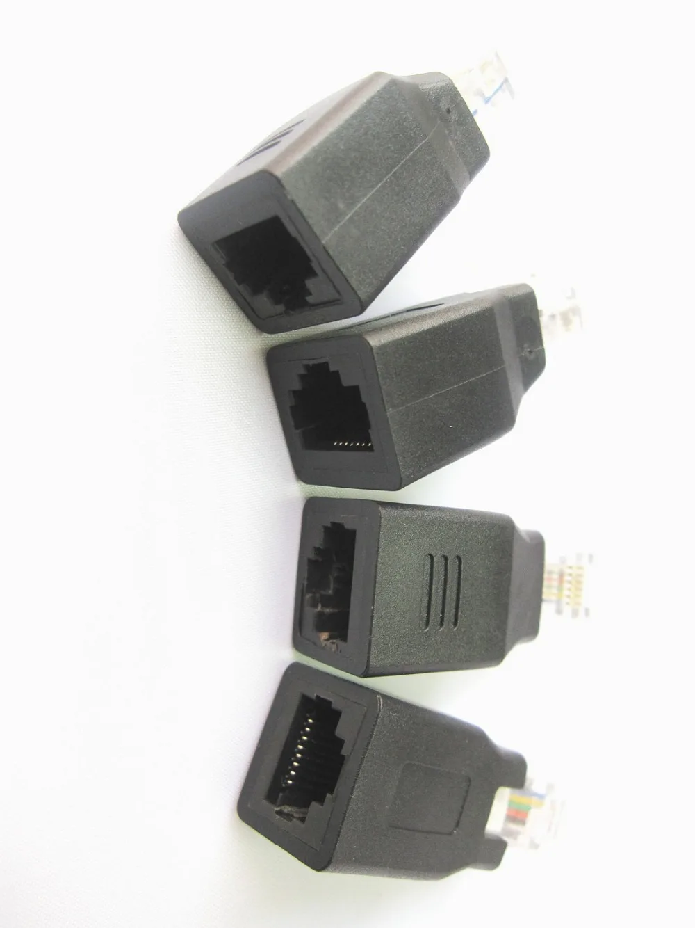 1:1 RJ45  CAT5E Network Ethernet Connector male to female Cable Adapter