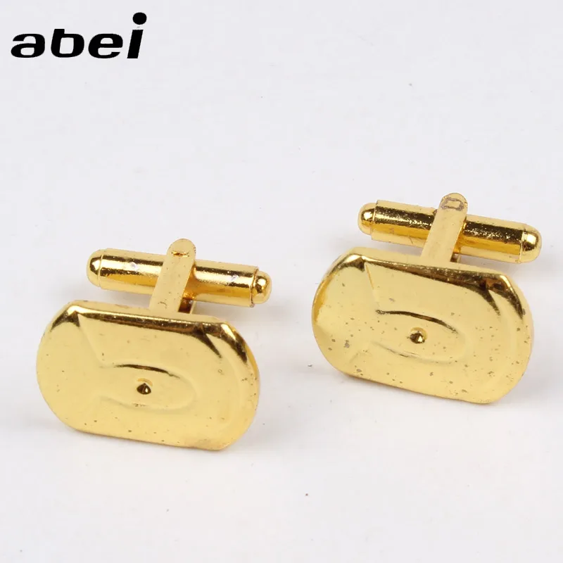 High Quality Gold Cufflinks Classic Metal cuff link men shirts cuff button