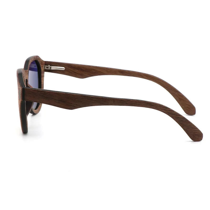 Fashion Oversize Wood Polarized Sunglasses For Men/Women 100% Handmade Wooden Frame