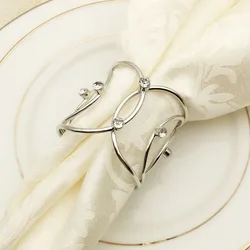 Western Napkin Ring for Model Room, Cloth Circle, Simple, Modern, 6Pcs