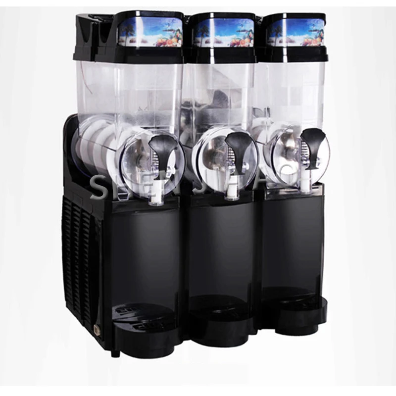 

220V snow melting machine commercial three-cylinder 45L ice Slush Machine snow mud machine beverage machine cold drink