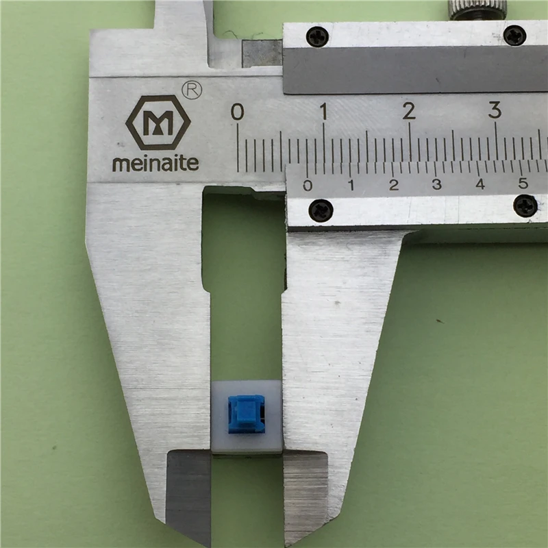 30pcs/lot Square 8x8x13mm 6 Pin DPDT Mini Push Button Self-locking Switch G65 Multimeter Switch