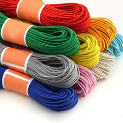 10 yards High-Elastic 1mm Colorful Round Elastic Band Round Elastic Rope Rubber Band Elastic Line DIY Sewing Accessories AA7678