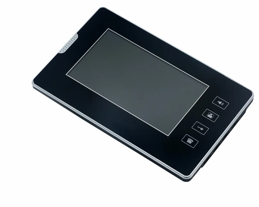 SmartYIBA 2 Eenheden Appartement Intercom Systeem Video Deurtelefoon Intercom Aluminium Camera 7 "Inch Monitor Video Deurbel