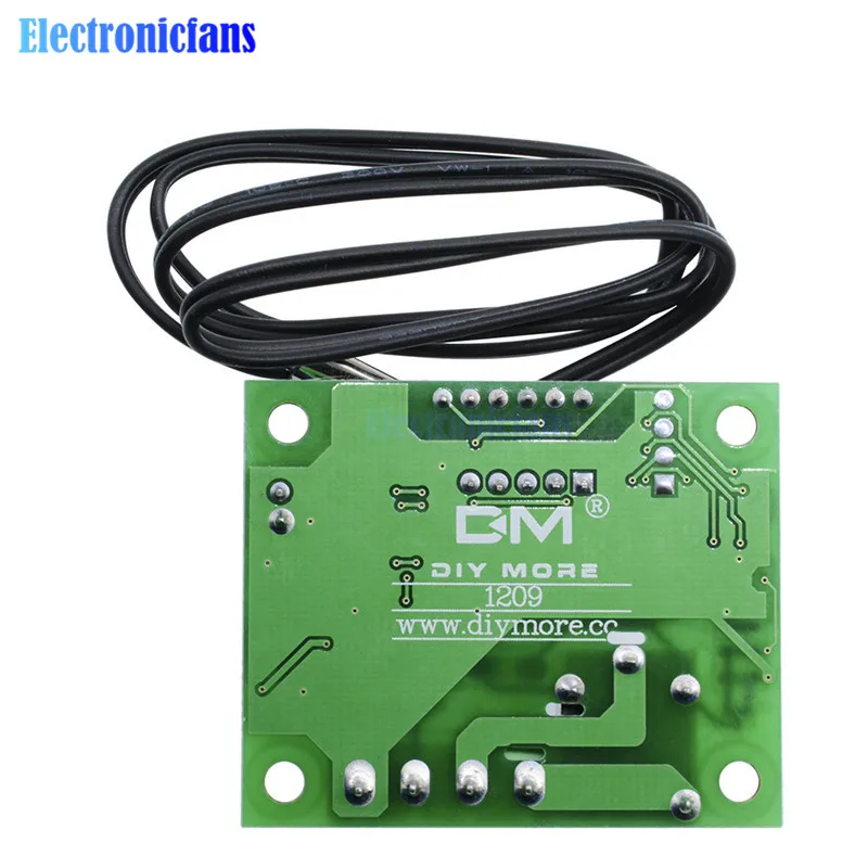 W1209 Digital LED DC 12V Heat Cool Temp Thermostat Temperature Control Switch Module On/Off Controller Board + NTC Sensor