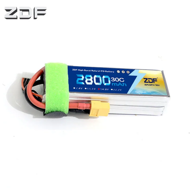 ZDF POWER Goede Kwaliteit 1 pcs RC Lipo Batterij 14.8 V 2800 mah 30C voor FT010 FT011 RC boot RC helicopter Quadcopter