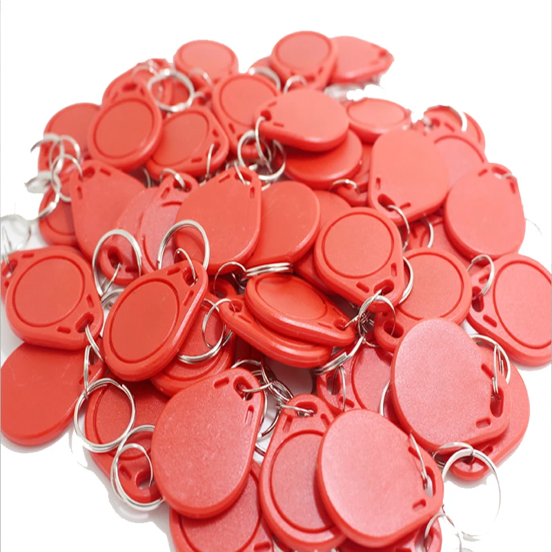 100pcs/lot UID 13.56MHz IC Clone Card Changeable Smart Keyfobs Key Tags Card Duplicator copy IC Key KeyfobsToken Tag