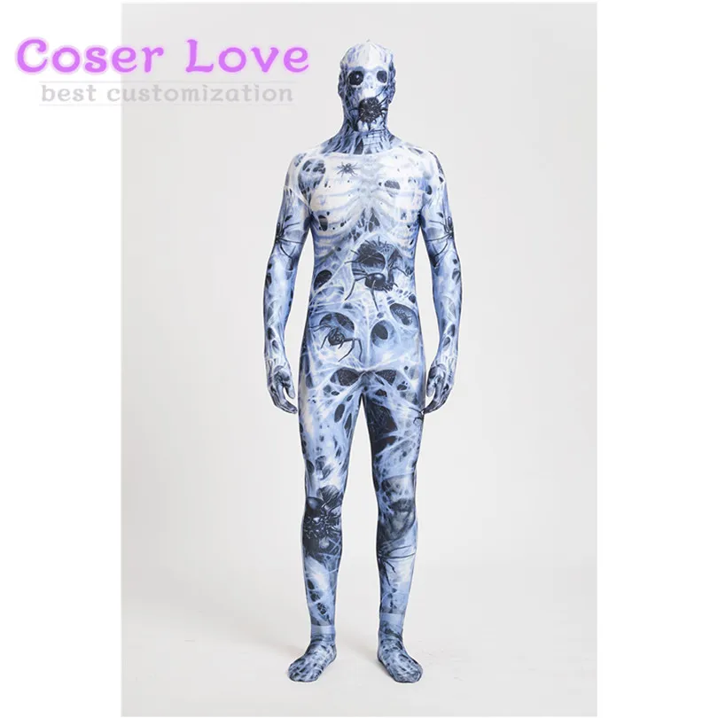 

Zombie Zentai Jumpsuit Tights Cosplay Costume Halloween Christmas Costume