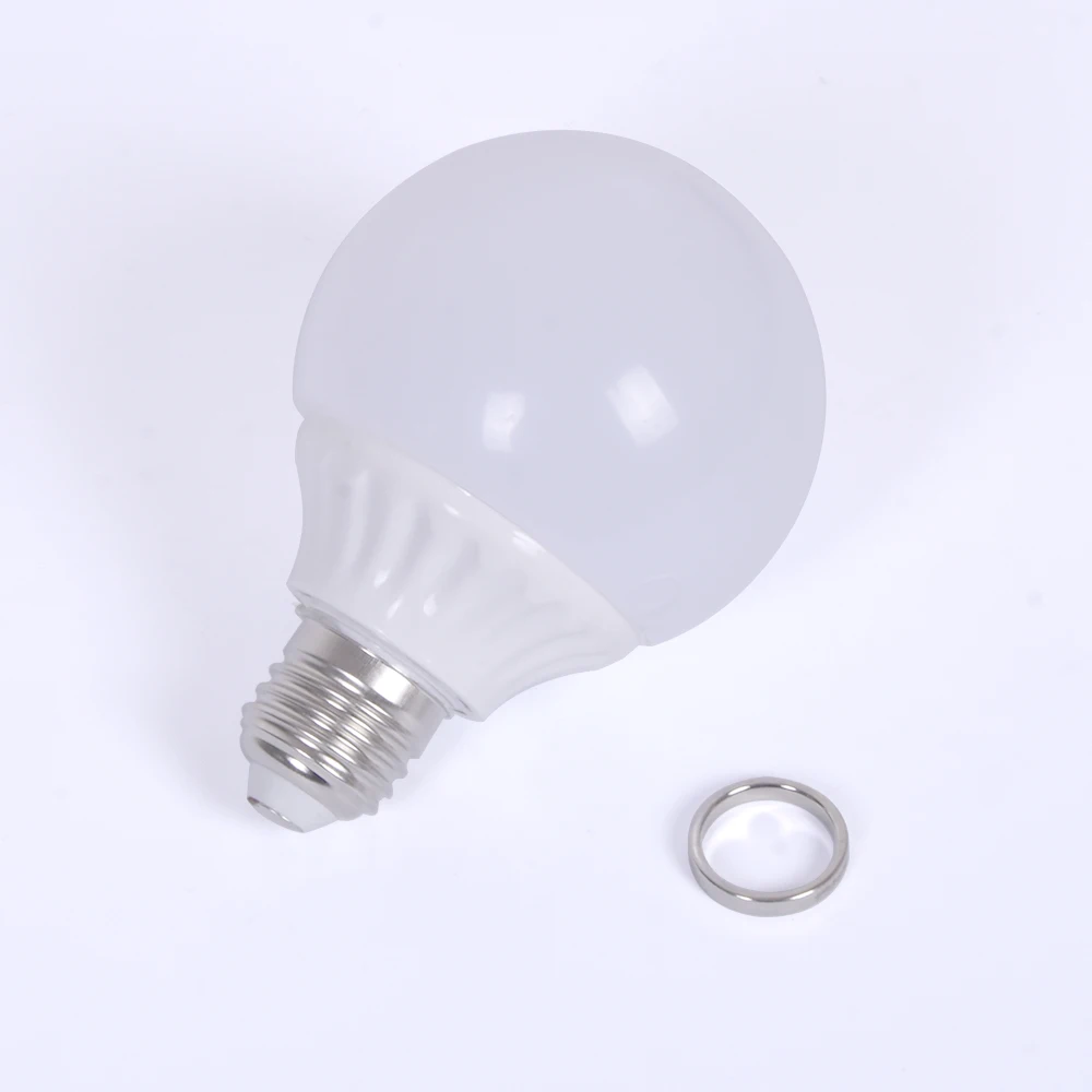 Magnet Control Magic Light Bulb (White Color,With One Magnetic Ring) Bulb Magic Trick Stage Magic Gimmick Mentalism Magic Props