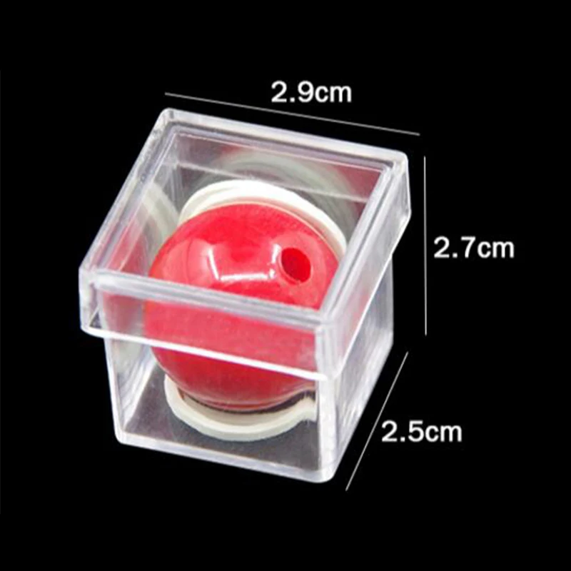 Ball Penetration Box Professional Magician Magic Tricks Props Toys