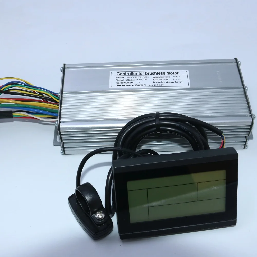 800W-1000W 35Amax 48V Brushless DC Motor Controller Ebike Controller +KT-LCD3 Display One Set