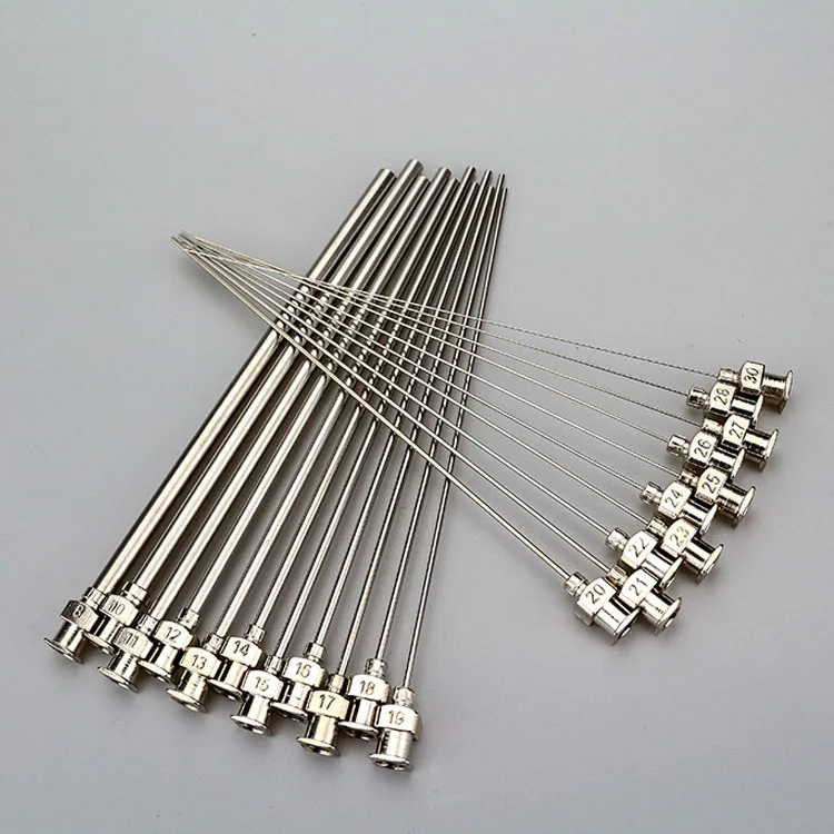 Agulha de distribuição cannula comprimento-100mm ou 150mm,200mm (8g, 10g, 12g, opcional embutido)-ponta feita de metal