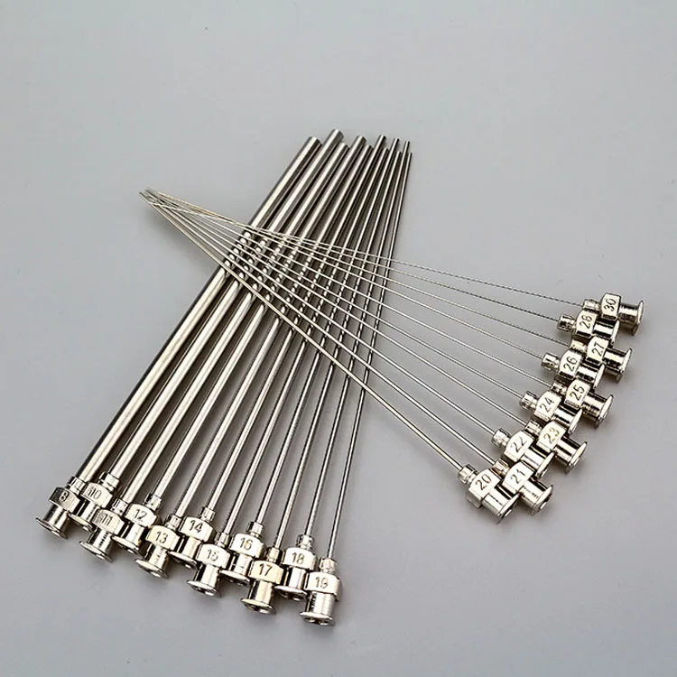 Imagem -05 - Agulha de Distribuição Comprimento de Cânula Peça100 mm ou 150 Mm200 mm 8g 10g 12g Opcional Customizado-ponta Feita de Metal