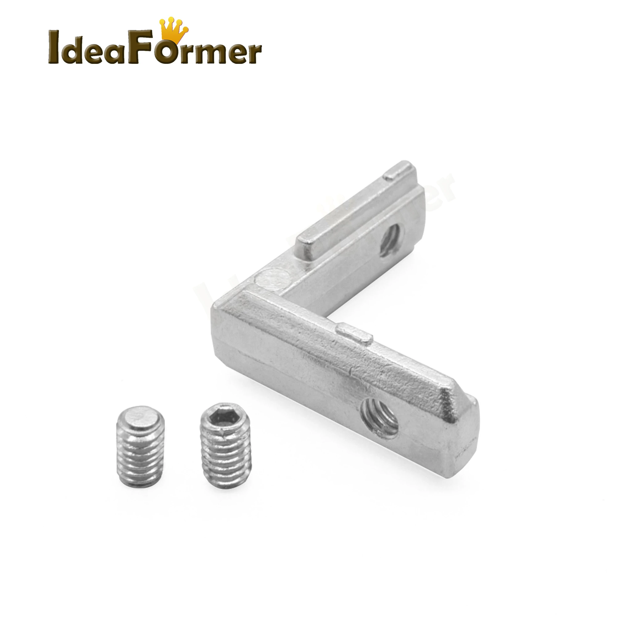 5pcs T Slot L-Shape 2020 Aluminum Profile Interior Corner Connector Joint Bracket for 2020 Alu-profile With M4 screw 3D Parts