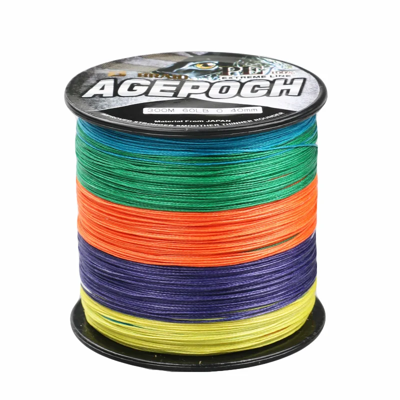 DORISEA 8 Strands 300M Multifilament PE Braided Fishing Line Fishing Wire Braided Fishing Line 6-80LB for Sea Fishing