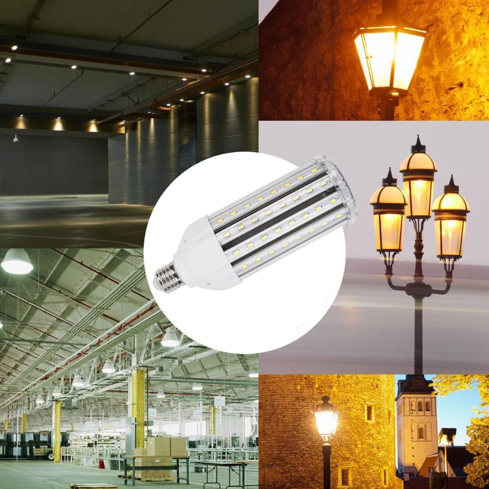 High CRI RA 95+ LED Bulbs 30W/40W AC85V-265V E27 LED Lamp Corn Light NO Flickering Video High Effciency Energy Saving Light