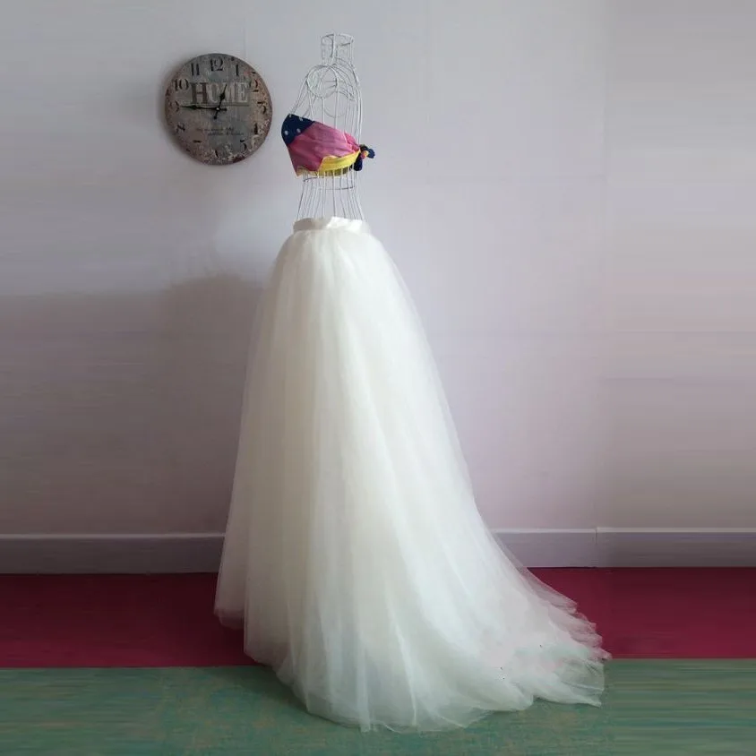 5 Layers Maxi Long Skirt Soft Tulle Skirts Wedding Bridesmaid Tutu Skirt Sweep Train Zipper Waist Customized Elegant Saia Longa - AliExpress 200000345 5 Layers Maxi Long Skirt Soft Tulle Skirts Wedding Bridesmaid Tutu Skirt Sweep Train Zipper Waist Customized Elegant Saia Longa - AliExpress 200000345