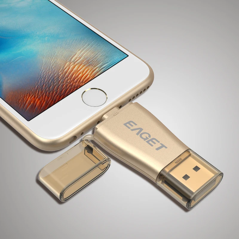 EAGET I50 Für iPhone OTG USB 3,0-Sticks 32GB Kapazität Expansion Für iPhone/iPad/iPod, micro Pen Drive Für PC/MAC