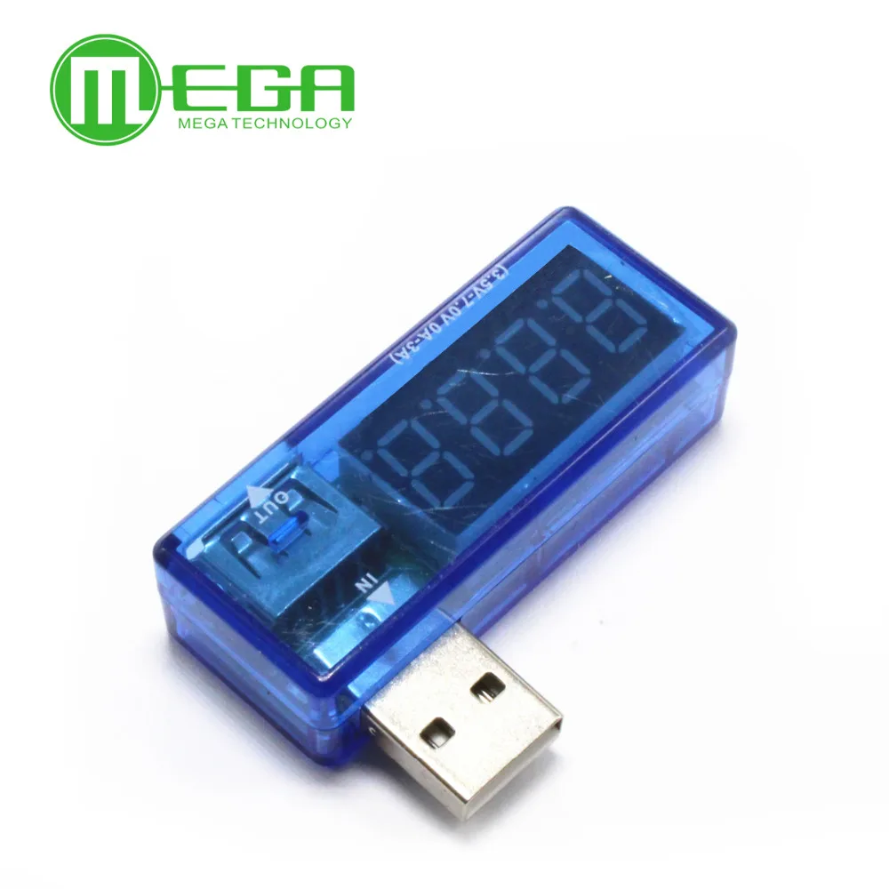 Medidor de voltaje de corriente de carga de energía móvil USB Digital Mini cargador USB voltímetro amperímetro