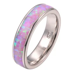 Newest hotsell Pink Fire Opal 925 Sterling Silver Fashion Ring Size 5 6 7 8 9 10 11 F1275