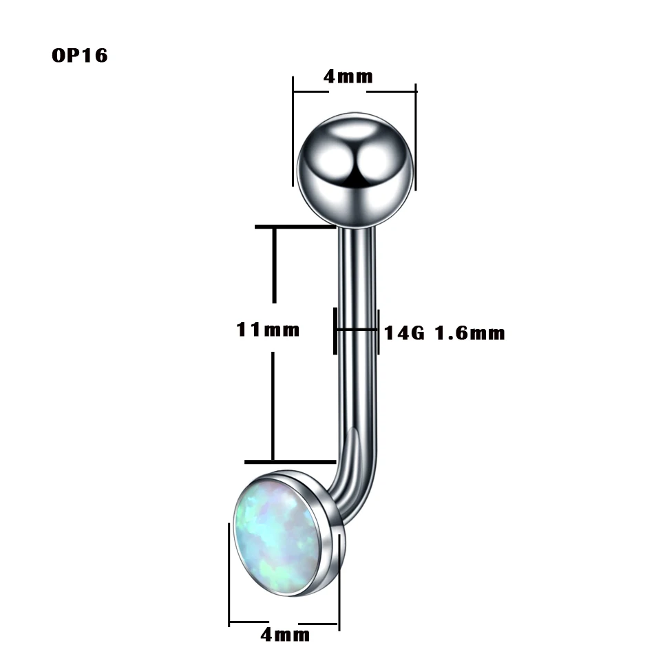 1PC G23 Titanium Christina Vertical Hood Piercings Lip Rings VCH Intimate Piercing Surface Body Jewelry Piercings for Men Women image 3