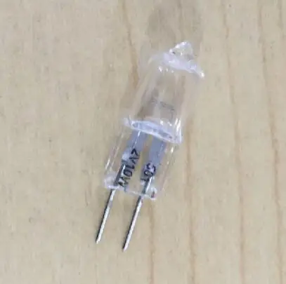 1 قطعة المجهر لمبة G4 6V 5W10W15W20W25W3 0W مصباح هالوجين حبيبات مصباح مستديرة متفاوتة الأحجام