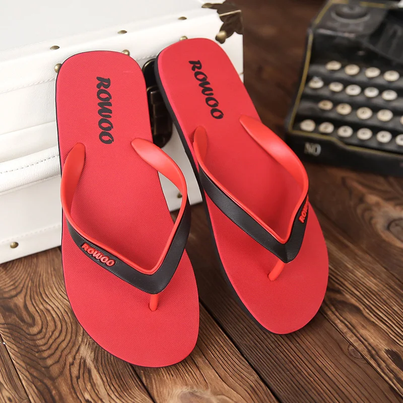 Moda verão homens flip flop ao ar livre sandálias masculinas sapatos de alta qualidade plana anti-derrapagem deslizantes casuais atacado dropship