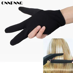 Hairdressing Three Fingers Anti-hot glove For Flat Iron Heat Resistant Hair Straightening Curling Glove Styling Household Gloves