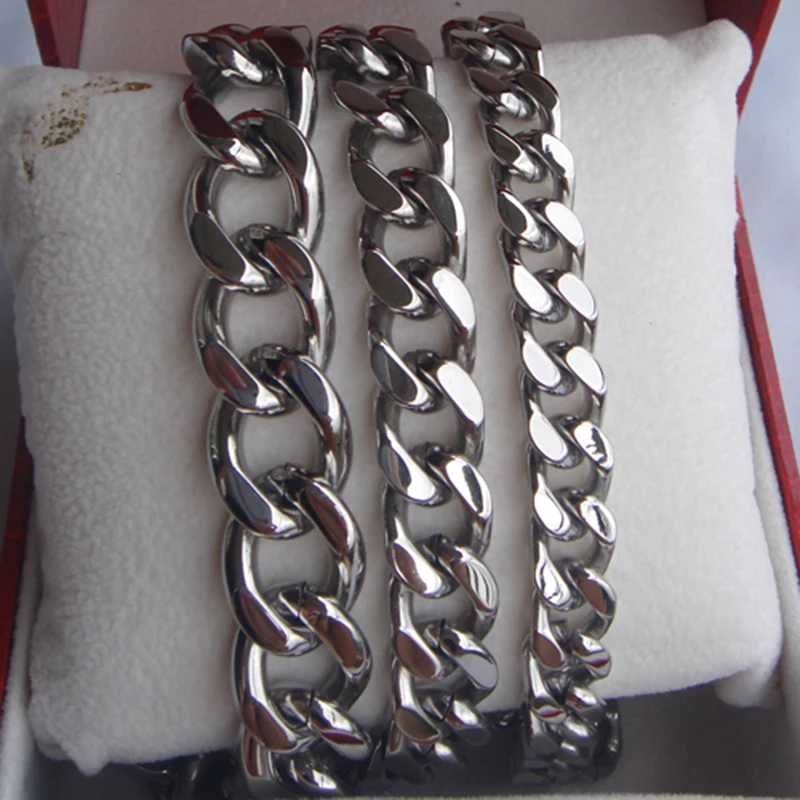 12mm cool link men/boy 316L stainless steel chain necklaces & pendants men jewelry punk