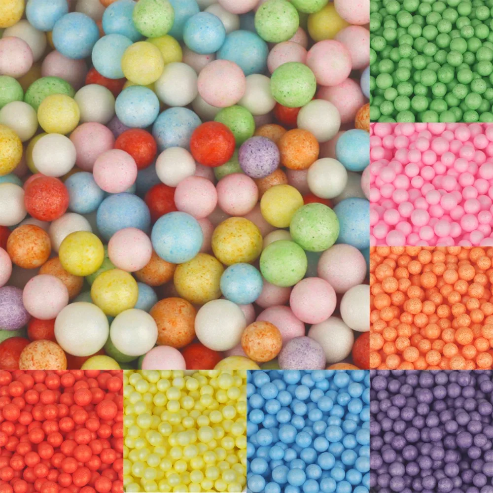 8000pcs 2-4mm/900pcs 5-10mm Foam Balls Decorative Ball DIY Wedding Ball Ornaments/Party Decoration 1pack/lot