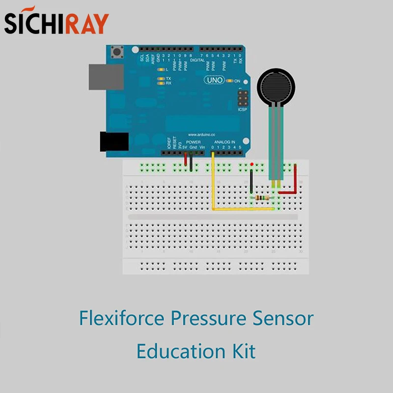 Flexiforce Thin Film Pressure Force Sensor  Piezoresistive Piezo DIY Module Electronics Education Project Kit for arduino