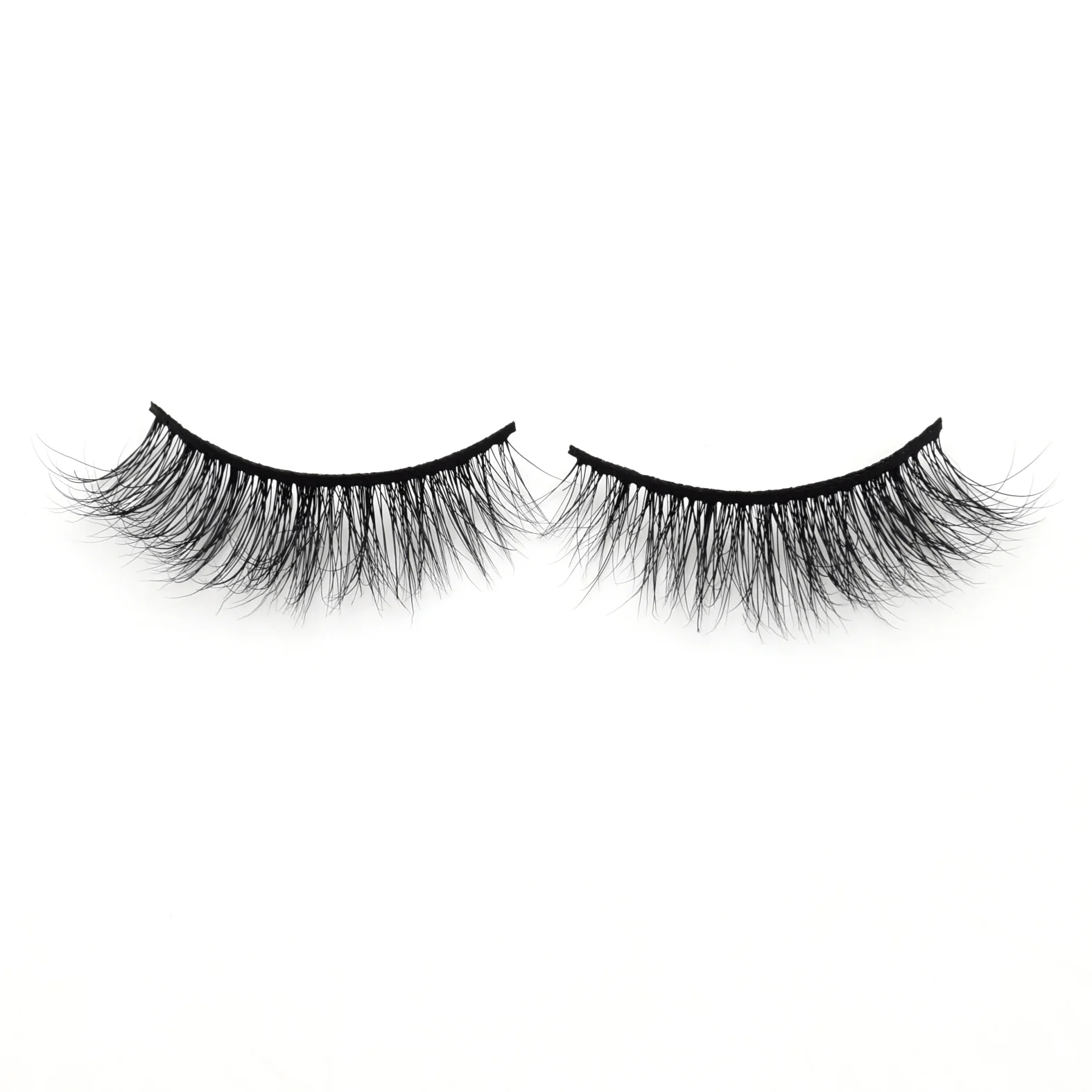 Visofree Mink Eyelashes แฮนด์เมดขนตาปลอม Crisscross 3D Mink Lashes ขนตาความงาม Wimpers สำหรับแต่งหน้า M61