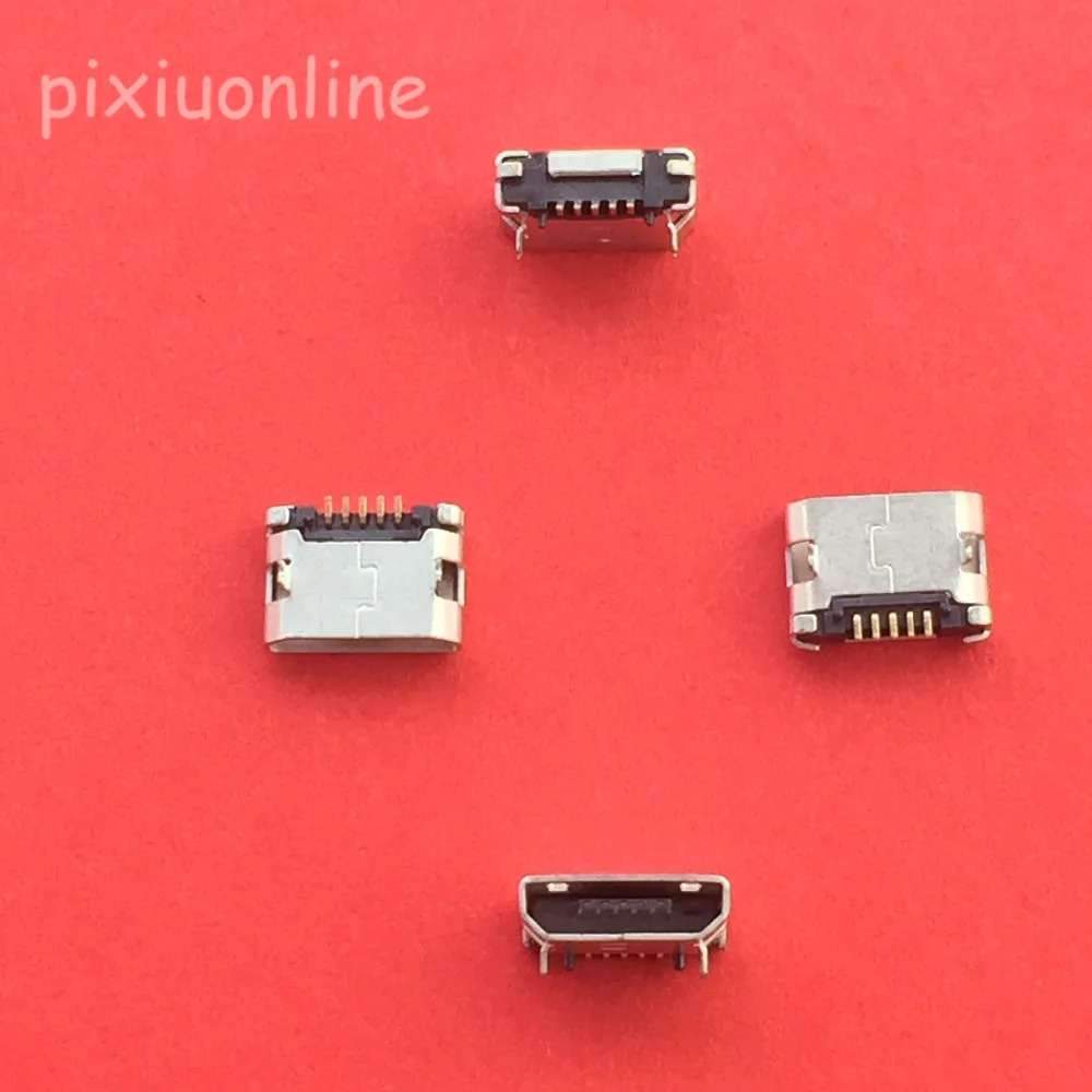 10szt G19Y Micro USB 5pin Złącze żeńskie do telefonu komórkowego Gniazdo ładowania Micro USB Proste usta Sprzedaż z utratą Rosja