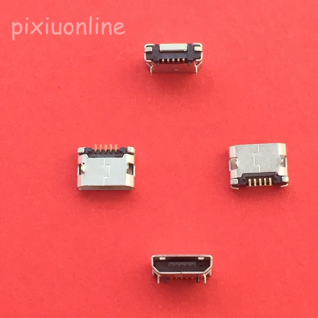10szt G19Y Micro USB 5pin Złącze żeńskie do telefonu komórkowego Gniazdo ładowania Micro USB Proste usta Sprzedaż z utratą Rosja