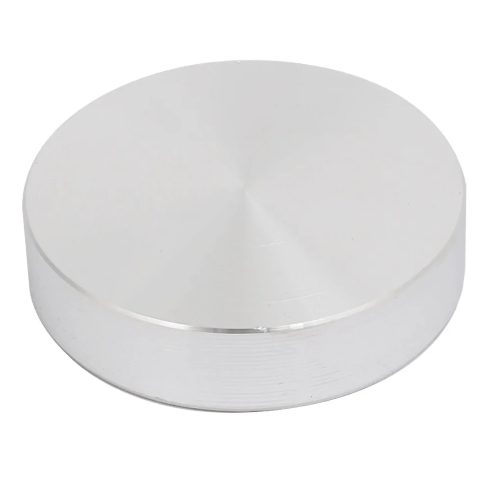 UXCELL 1PC 40/50/60/75mm M8 M10 Aluminum Disc Hardware for Glass Table Tea Tables Silver Tone