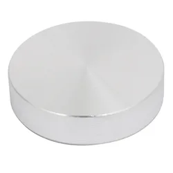 UXCELL 1PC 40/50/60/75mm M8 M10 Aluminum Disc Hardware for Glass Table Tea Tables Silver Tone
