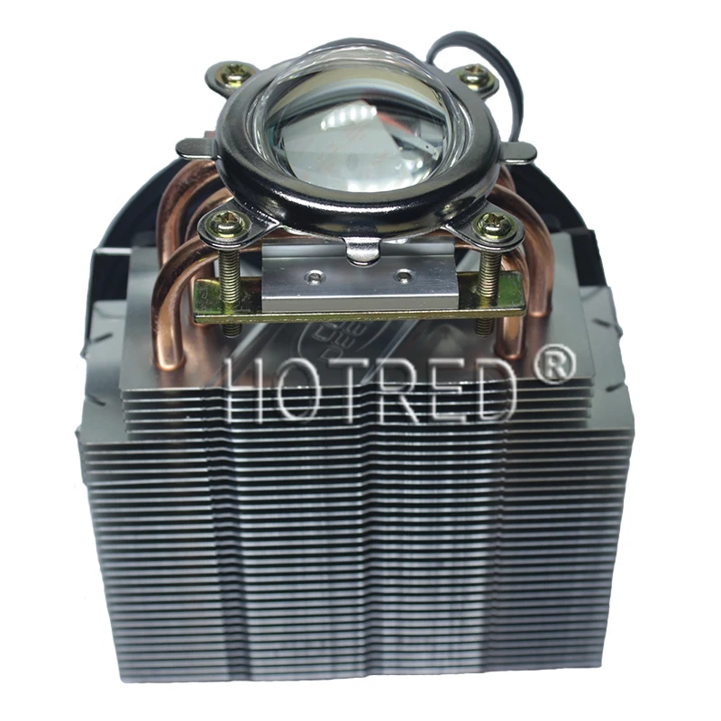 44MM Led Lens + DC12V 50W - 100W Led Heatsink Cooling Fans For High Power Spot Lights Automobile Lights Projector Lamps