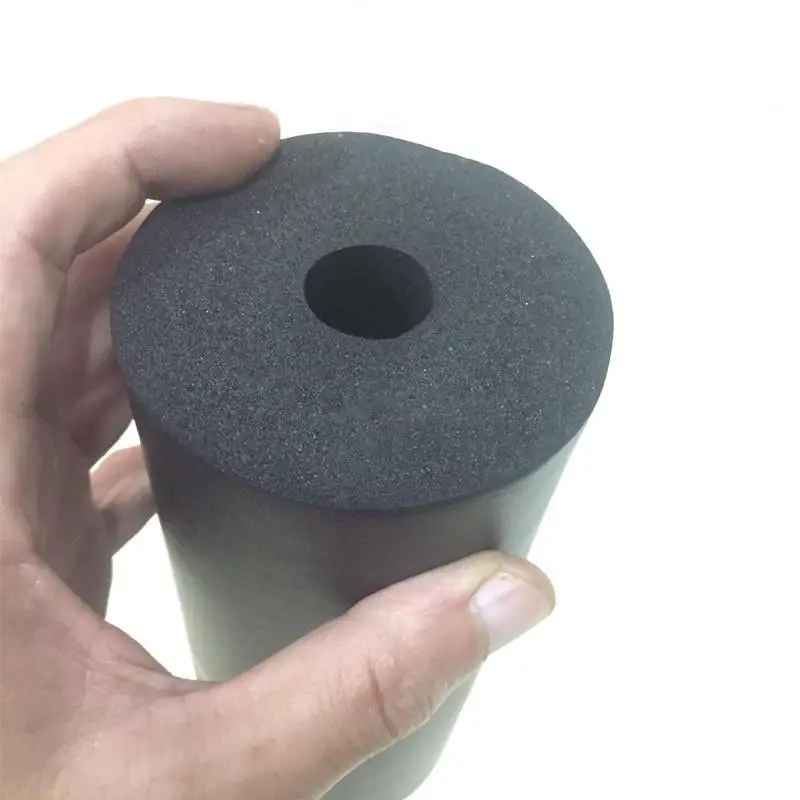 2pcs/lot  Fitness Equipment Smooth Handle Grips Pipe Sponge Foam Rubber Tube Wrap Black