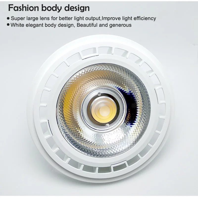 AR111 GU10 LED Lamp Bulb Dimmable 12W 20W 25W COB ES111 LED Spotlight Lighting AC 110V 220V Warm White Cold White