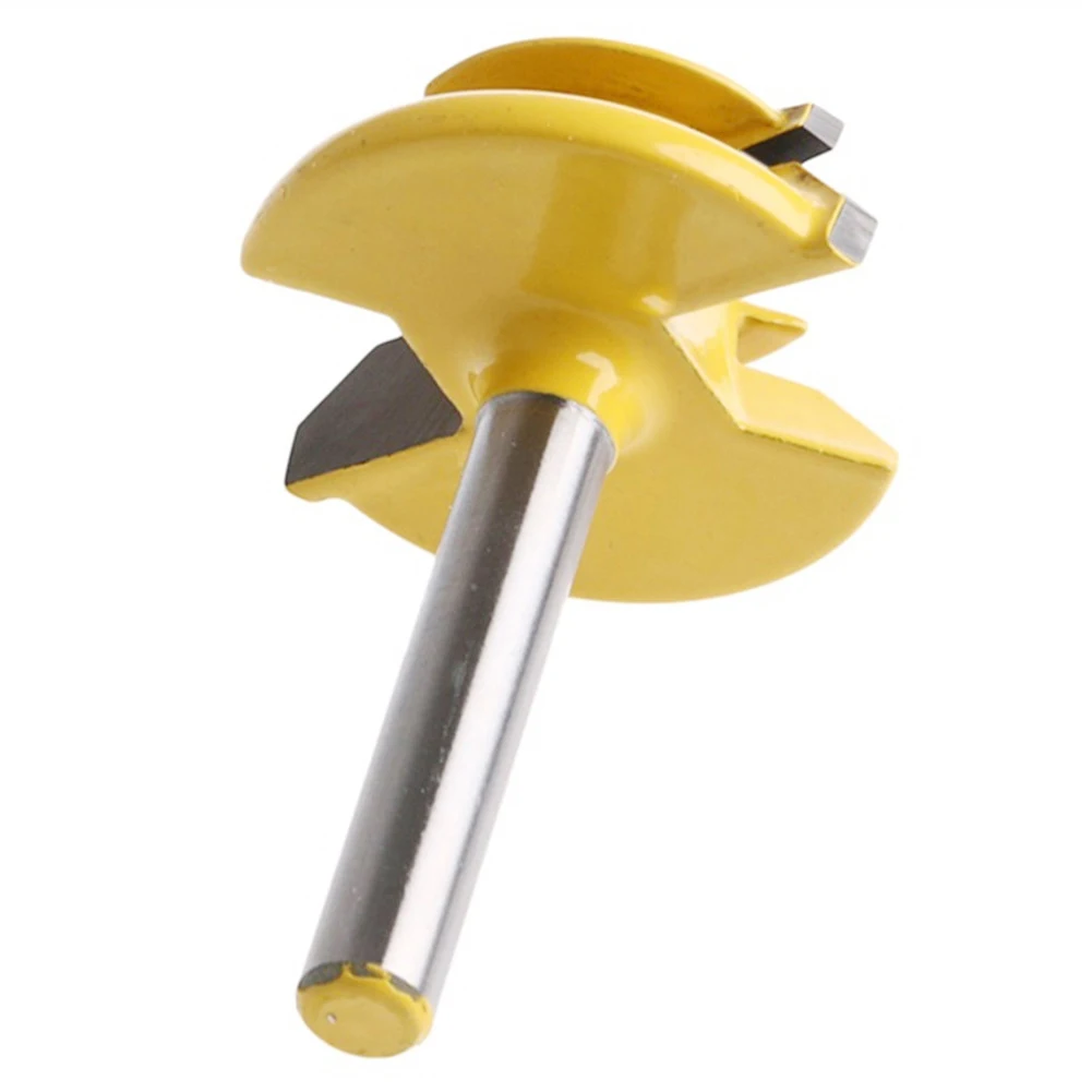 1Pc 45 Grad Sperre Gehrung Router Bit 1/4 Zoll Schaft Holzbearbeitung Zapfen Fräsen Cutter Werkzeug Bohren Fräsen Für Holz hartmetall Legierung