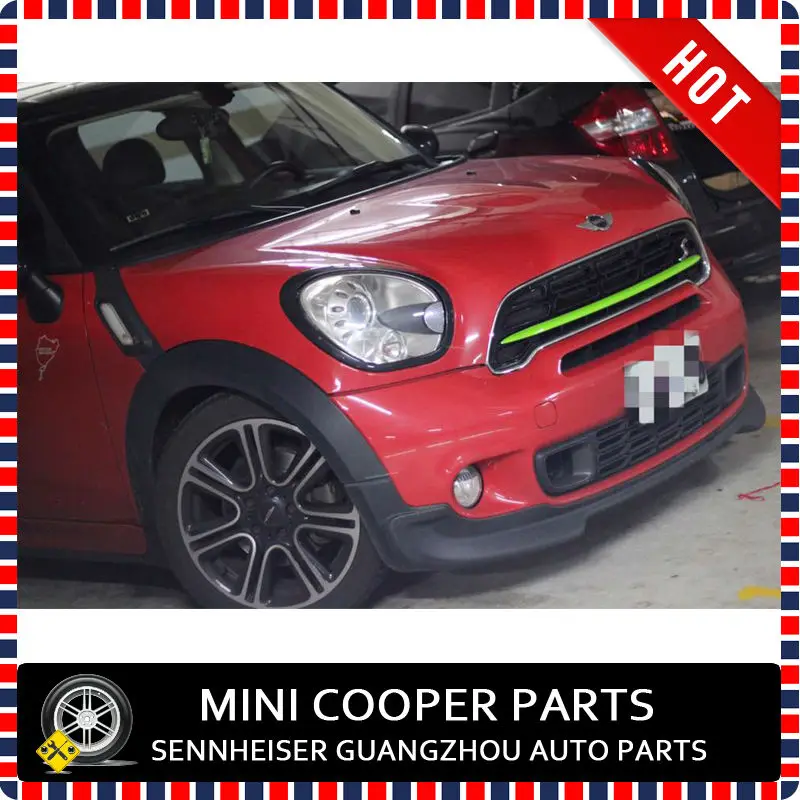 Brand New ABS Plastic UV Protected Mini Ray Style Black Front Grille Cover For 2014-on countryman Mini Cooper R60 S(1Pcs/set)