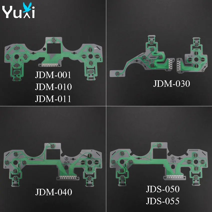 YuXi JDM JDS 001 010 011 030 040 055 for DS4 Conductive Film Keypad for PS4 Pro Slim Controller PCB Circuit Ribbon