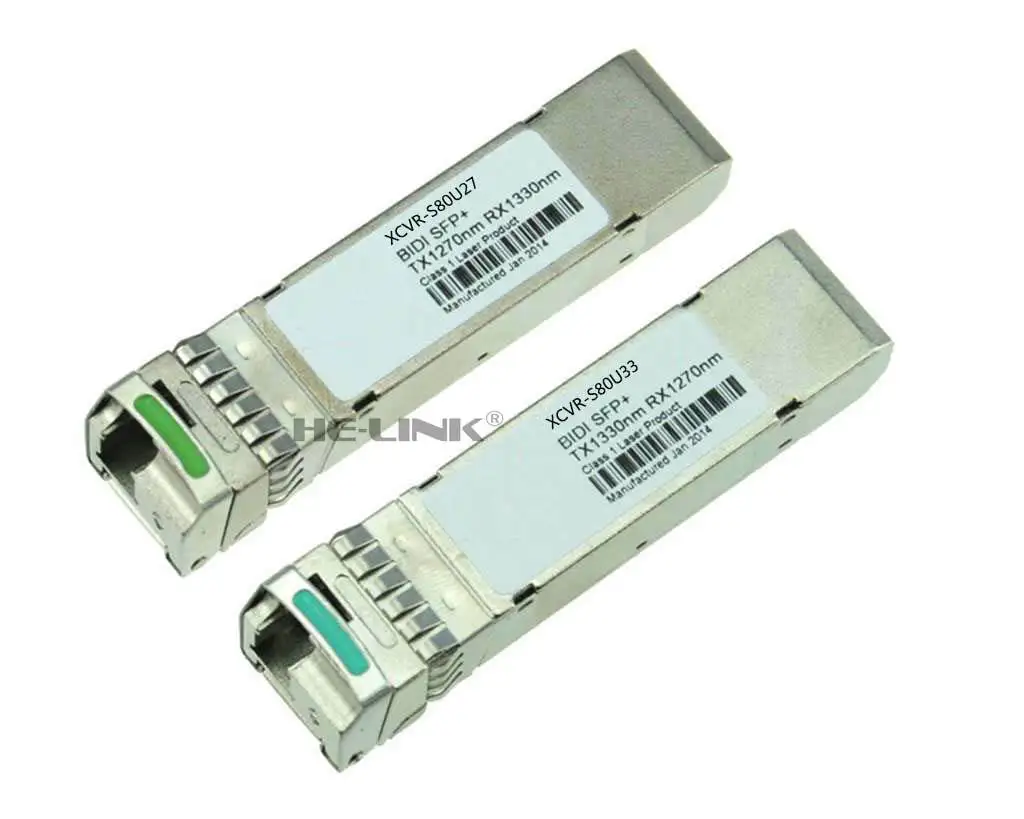 

LODFIBER XCVR-S80U27/XCVR-S80U33 CI-ENA Compatible Pair of BiDi SFP 10G 80km Transceiver