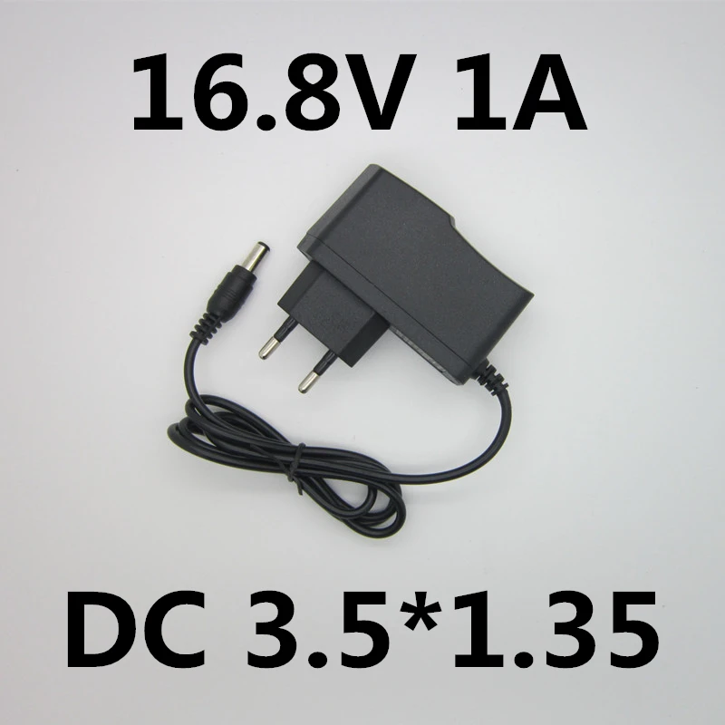 16.8V 1A 18650 Lithium Battery Charger 16.8 V Power Adapter Charger 16.8V1A Full of Lights Change DC 3.5*1.35mm free shipping