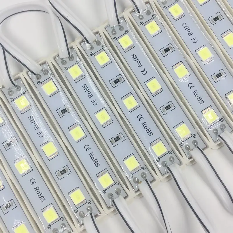 1000pcs/lot Cool white led module 5054 SMD LED Advertising light module for Signage Billboard  DC12V Input Waterproof