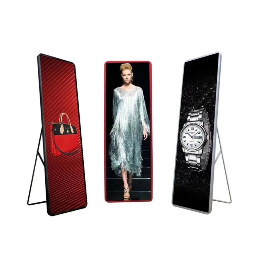 P2.5 Indoor LED Advertising Machine Store Posters Screen Led Wall Player Advertising Display Cabinet P2 P2.5 P3