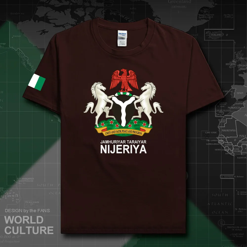 Nigeria Nijeriya men t shirt jerseys nation sporting Nigerian 100% cotton t-shirt fitness Africa clothes country tees new NGA 20