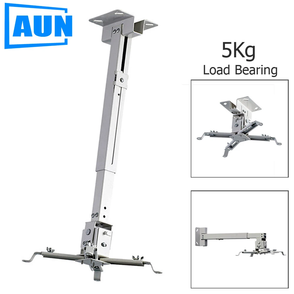 

AUN Adjustable Projector Ceiling Mount Loading 5KG Roof Projector Bracket For AUN LED Video Projector