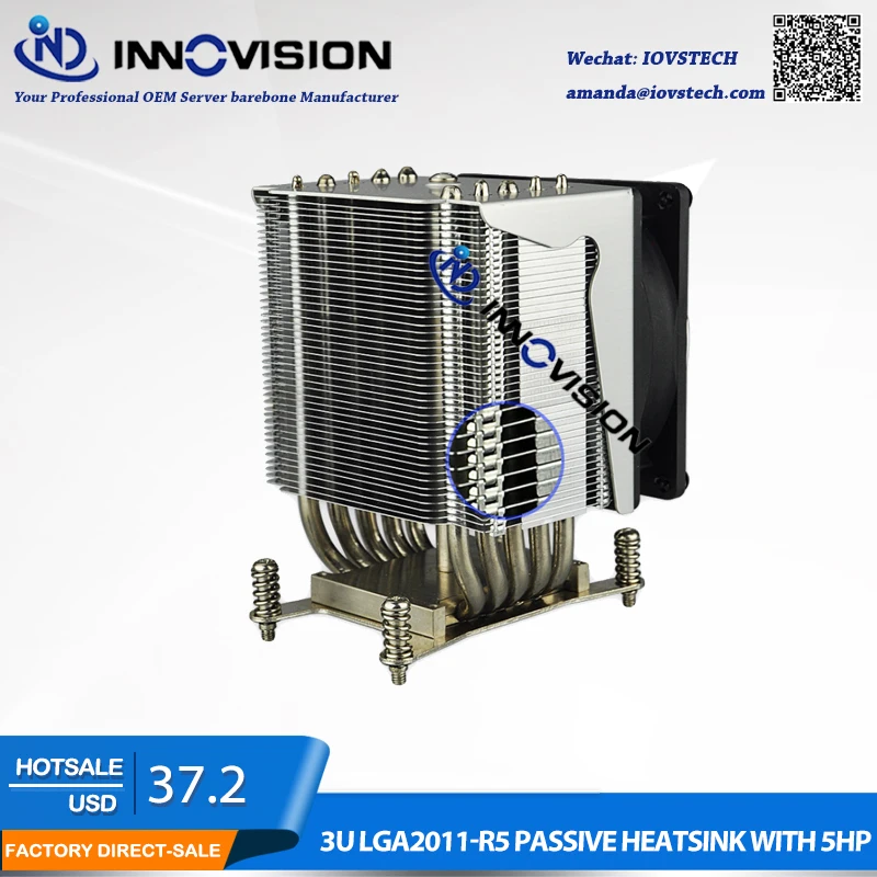 LGA 1366 Cooling Fan & Heatsinks,CPU Cooler, LGA1356 Copper CPU Cooler,Server Cooler,3U CPU Cooler, 3U CPU Fan